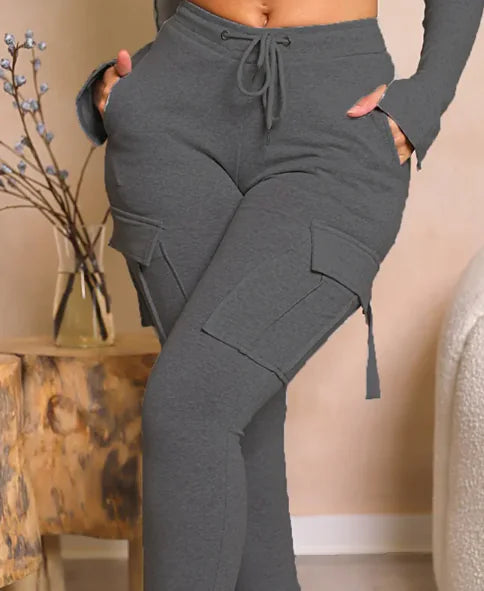 High-Waist Cargo Trousers WEM Support (www.WEM.support)