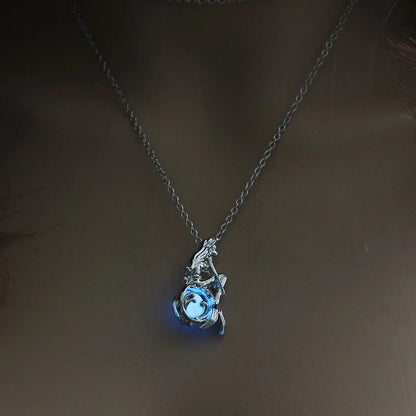Moon Glowing Necklace WEM Support (www.WEM.support)