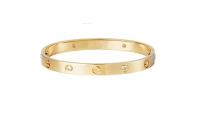 Gold Color Crystal Bracelets for Women WEM Support (www.WEM.support)