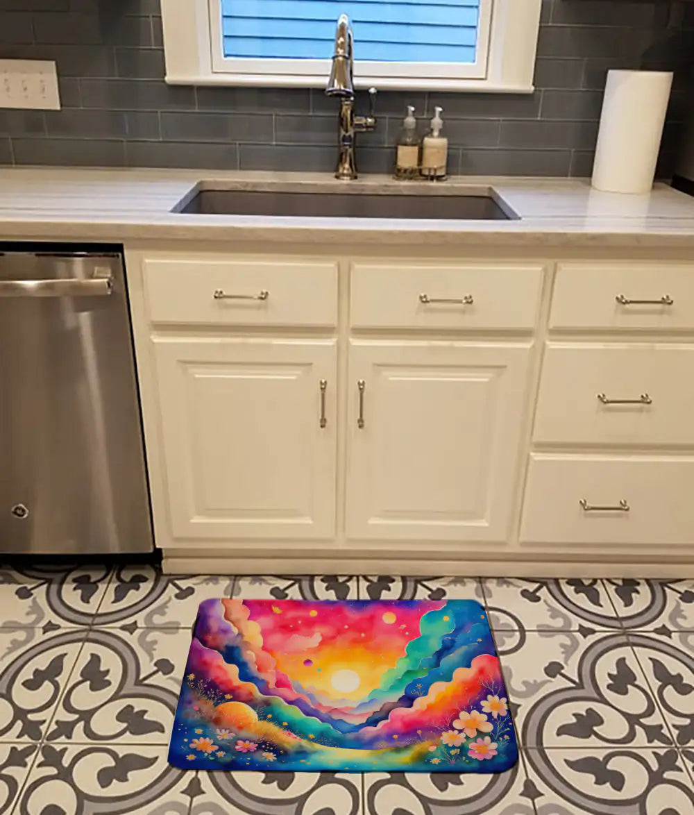 Stock, or Gillyflower in Color Memory Foam Kitchen Mat WEM Support (www.WEM.support)