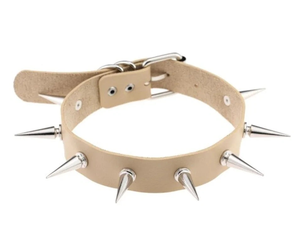 Spike Choker Necklace WEM Support (www.WEM.support)