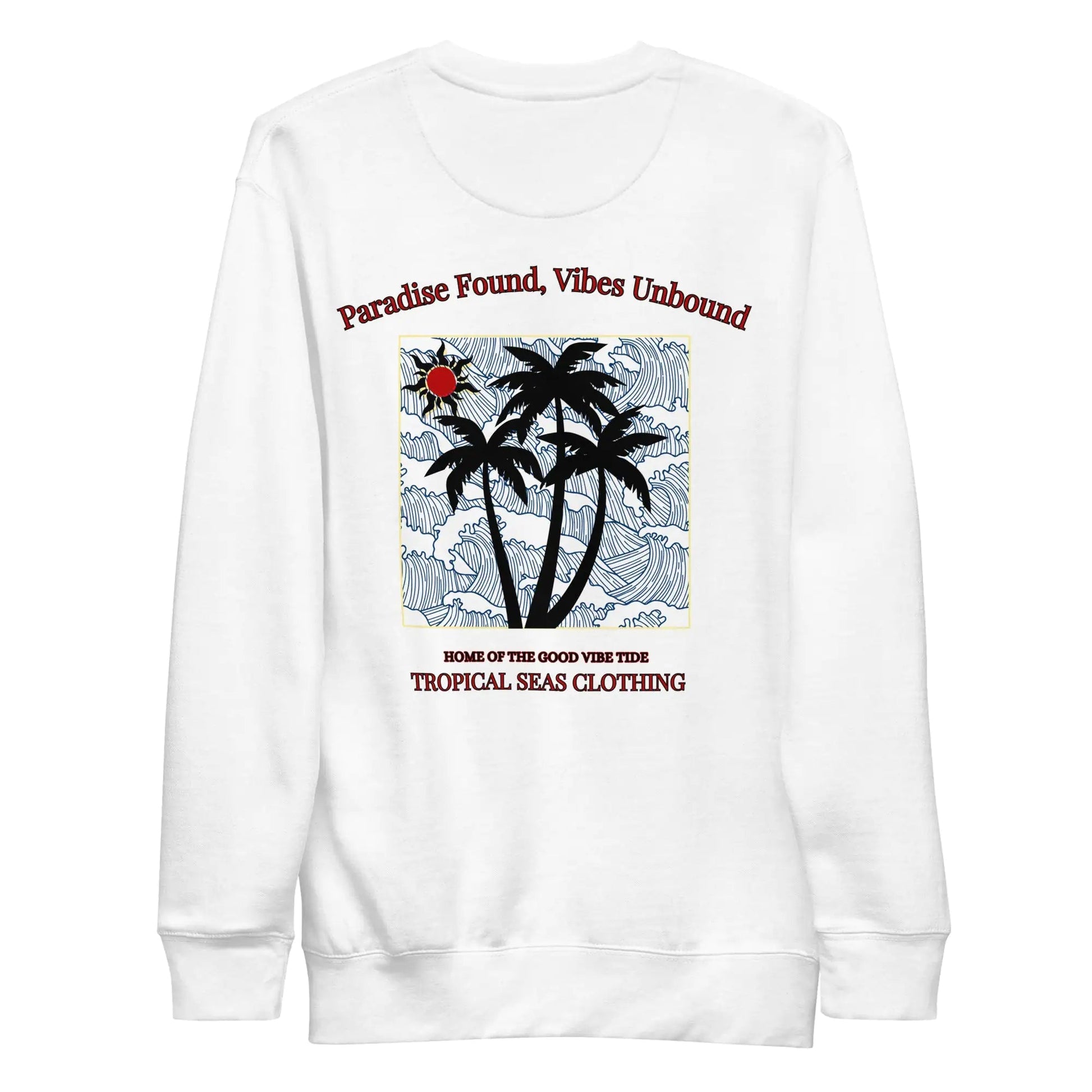 Premium Sunset Palms Sweatshirt WEM Support (www.WEM.support)