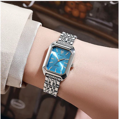 Women's Square Steel Strap Watch