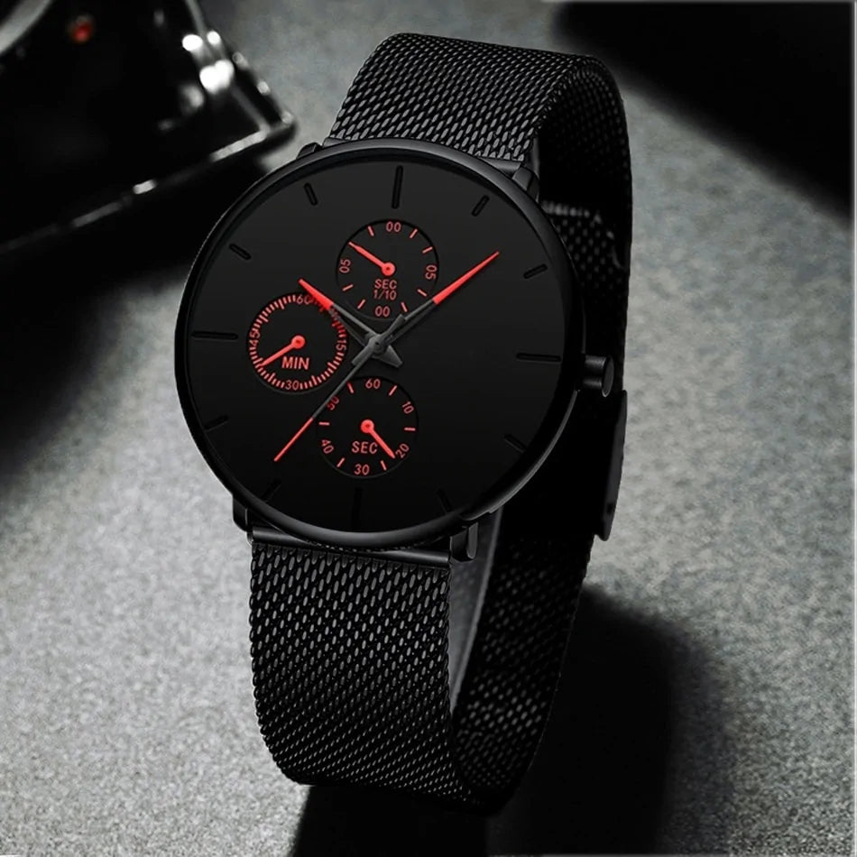 Fashion Business Watches For Men Top Brand Luxury Steel WEM Support (www.WEM.support)