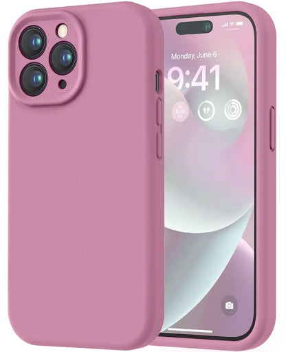 LOVE 3000 Designed for iPhone 14 Case, Premium Silicone with [Soft Anti-Scratch Microfiber Lining] Shockproof Protective Phone Case for Men Women Girls 6.1", Mint