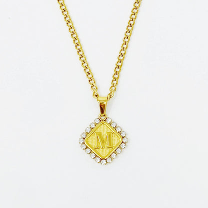 Aztec Delight Initial Necklace WEM Support (www.WEM.support)