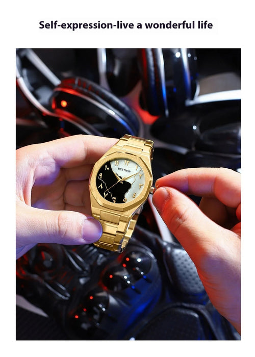 Simple Steel Belt Quartz Watch HejK.com