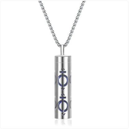 316L Stainless Steel Perfume Oil Diffuser Necklace WEM Support (www.WEM.support)