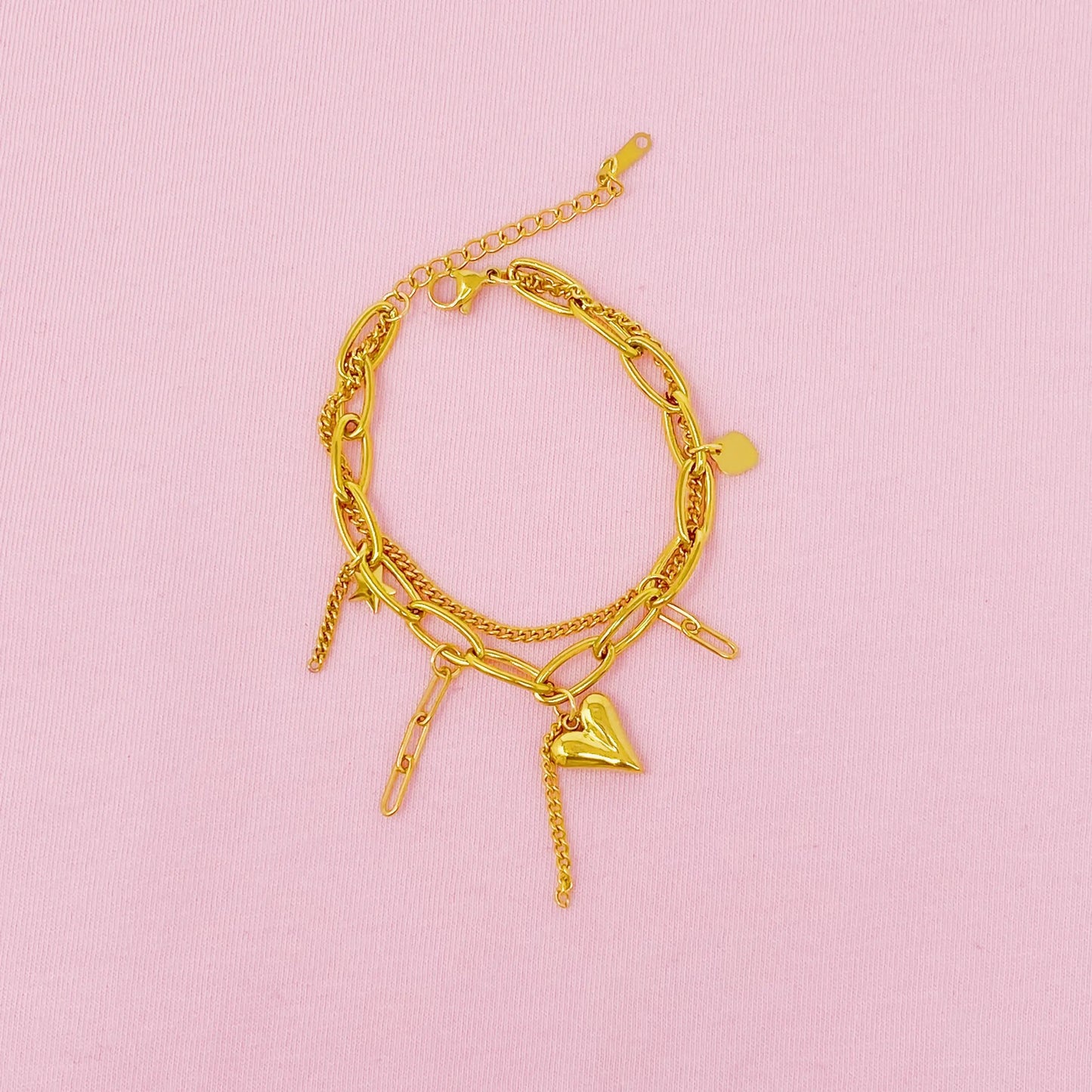 Doubled Fun Charm Bracelet WEM Support (www.WEM.support)