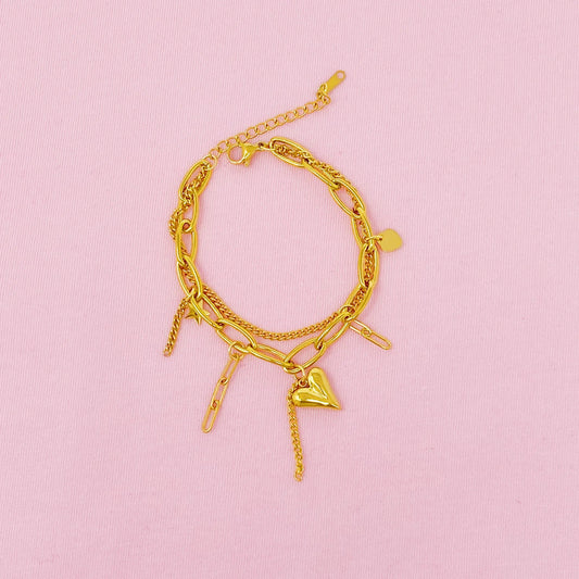 Doubled Fun Charm Bracelet WEM Support (www.WEM.support)