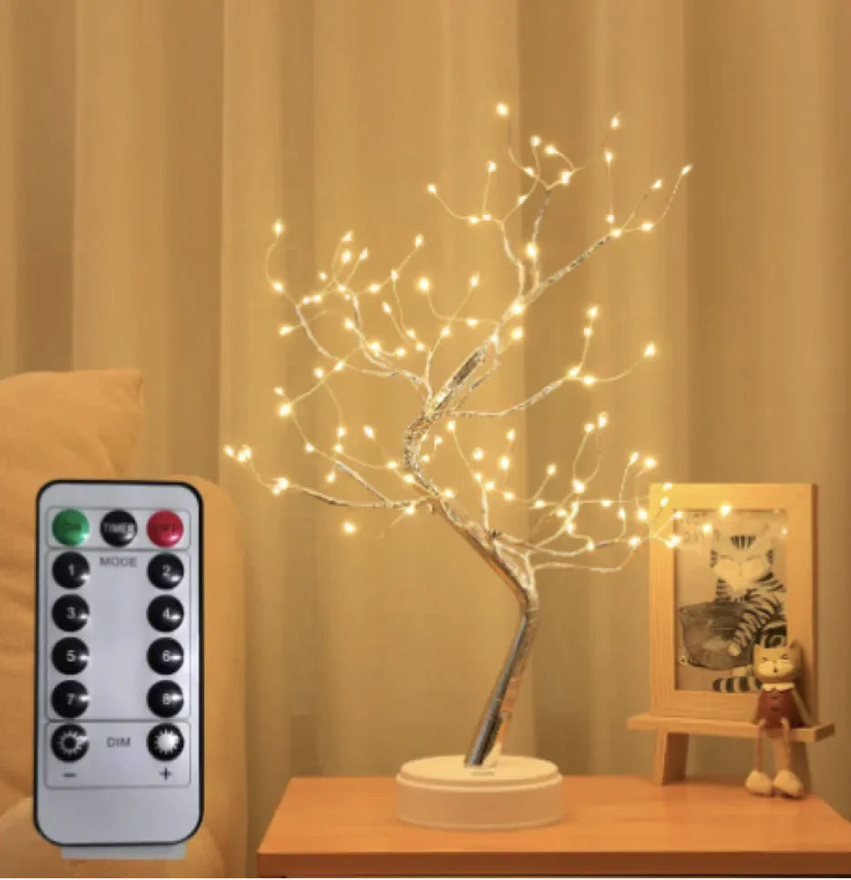 Starry Sky LED Copper Wire Tree Lamp