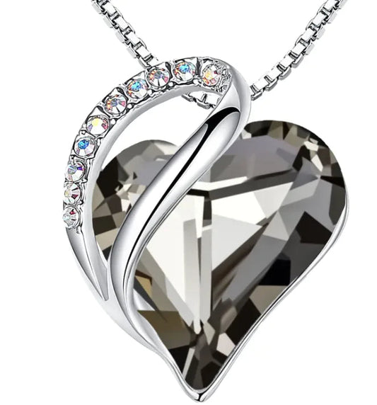 Sterling Silver Heart Charm WEM Support (www.WEM.support)