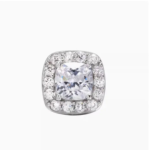 Sterling Silver S925 Diamond Rock Candy Stud Earrings WEM Support (www.WEM.support)