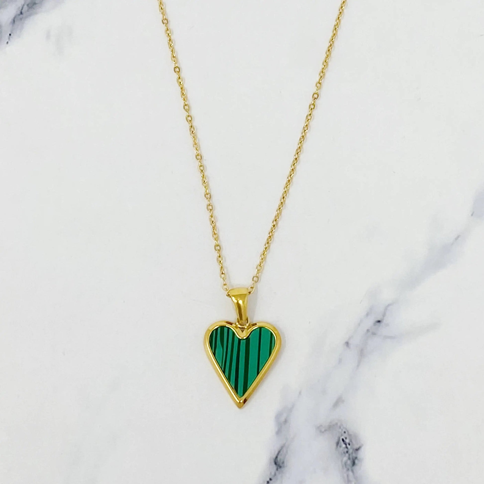 Heart Of Gold Necklace WEM Support (www.WEM.support)