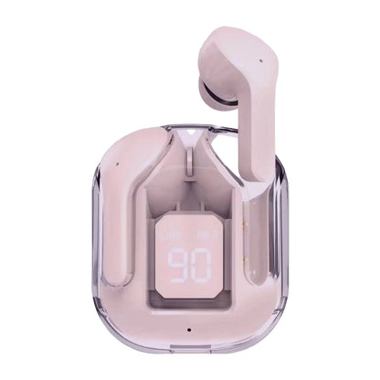 Transparent Space Capsule Bluetooth Earbuds WEM Support (www.WEM.support)