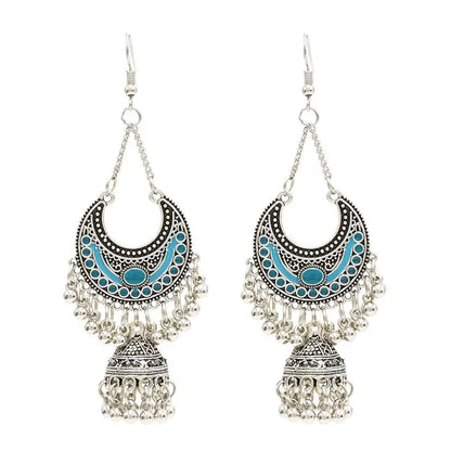Egypt Vintage Silver Alloy Earrings for Women WEM Support (www.WEM.support)