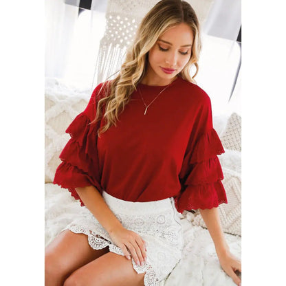 Layered Lace Top WEM Support (www.WEM.support)