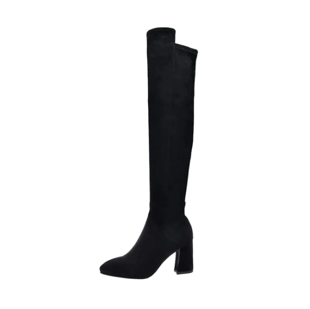 Women's Fleece Over-the-Knee Boots WEM Support (www.WEM.support)