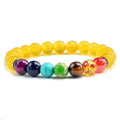 Natural Stone Chakra Bracelets WEM Support (www.WEM.support)