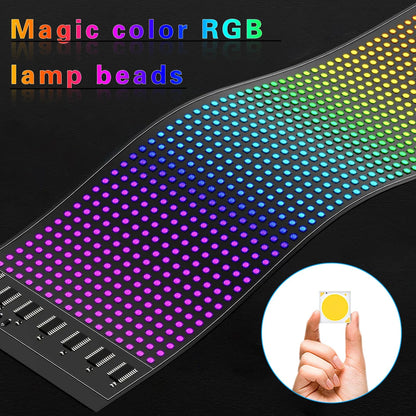 Flexible RGB Magic Car Advertising Screen WEM Support (www.WEM.support)
