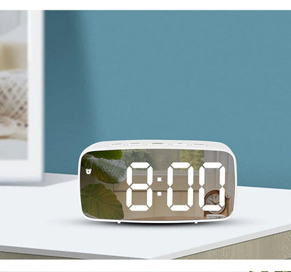 LED Mirror Alarm Clock WEM Support (www.WEM.support)