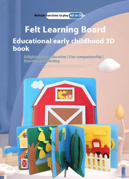 Kit Educativo Infantil de Fieltro DIY