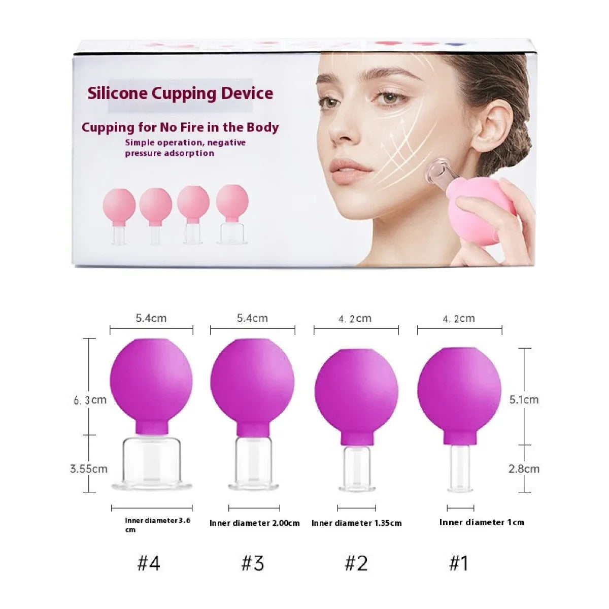 Facial Cupping & Lifting Massage Device WEM Support (www.WEM.support)
