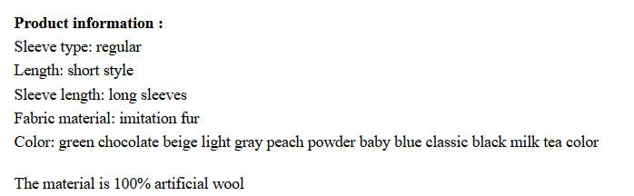 Women's Fur Young Coat Lapel WEM Support (www.WEM.support)