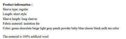 Women's Fur Young Coat Lapel WEM Support (www.WEM.support)