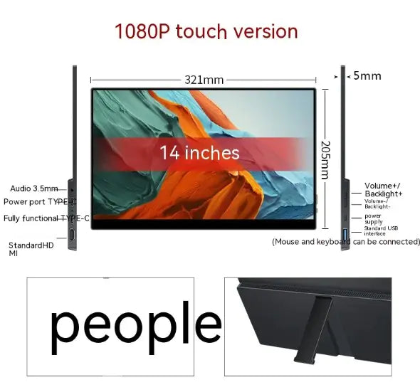 Touch Portable Monitor WEM Support (www.WEM.support)