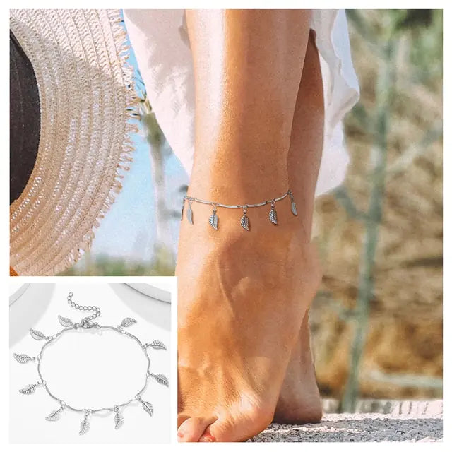 Adjustable Snake Chain Anklet for Women Girls WEM Support (www.WEM.support)