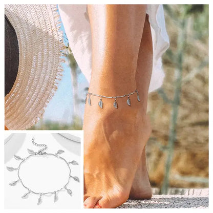 Adjustable Snake Chain Anklet for Women Girls WEM Support (www.WEM.support)