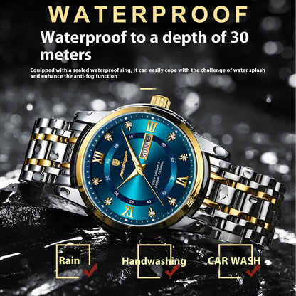 Waterproof Luminous Men's Watch WEM Support (www.WEM.support)