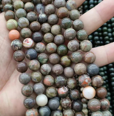 Natural Tiger Stone Powder with Amethyst and Lapis