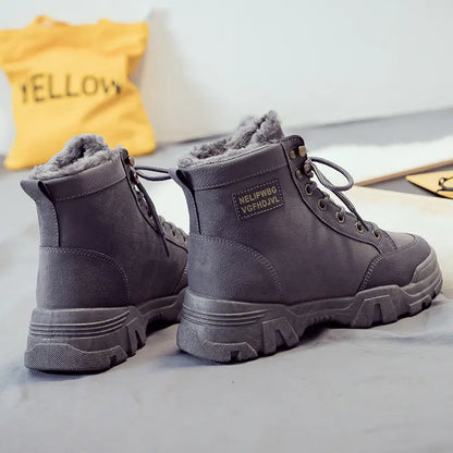 Winter Women's Short Snow Boots - Warm Cotton Martin Boots