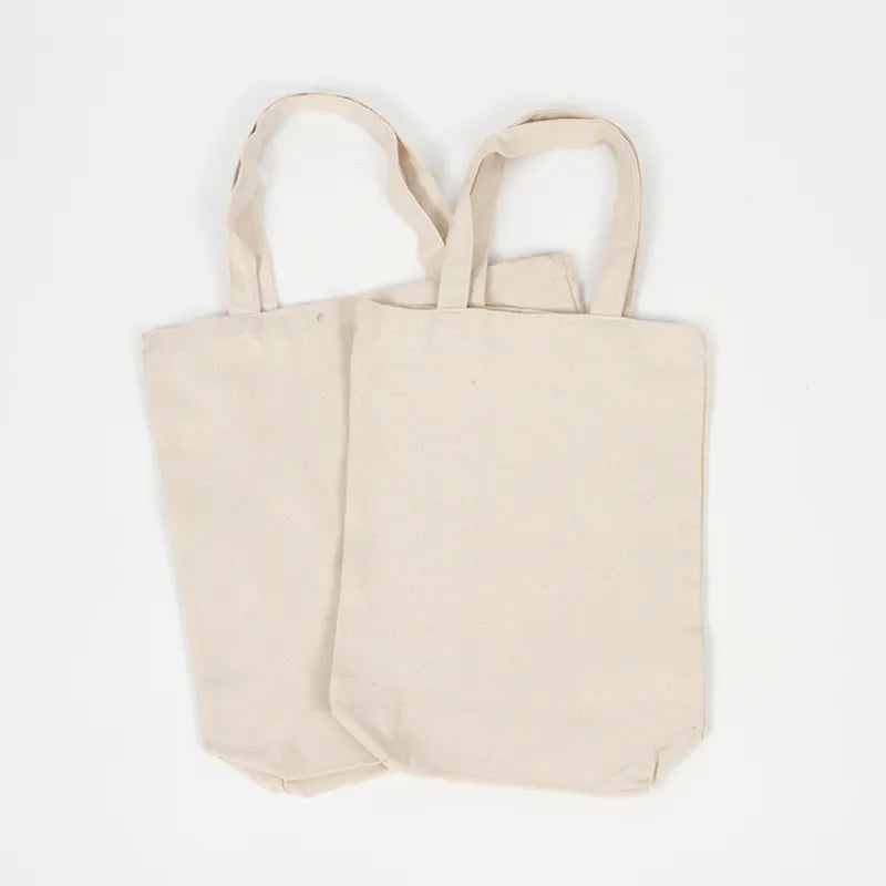 Cotton Blank Tote Canvas Bag Folding Shopping Bag HejK.com