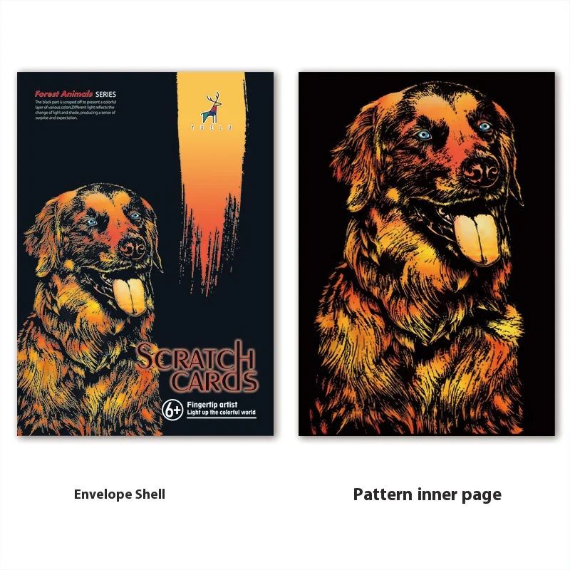 Colorful Urban Scratching Art Kit WEM Support (www.WEM.support)