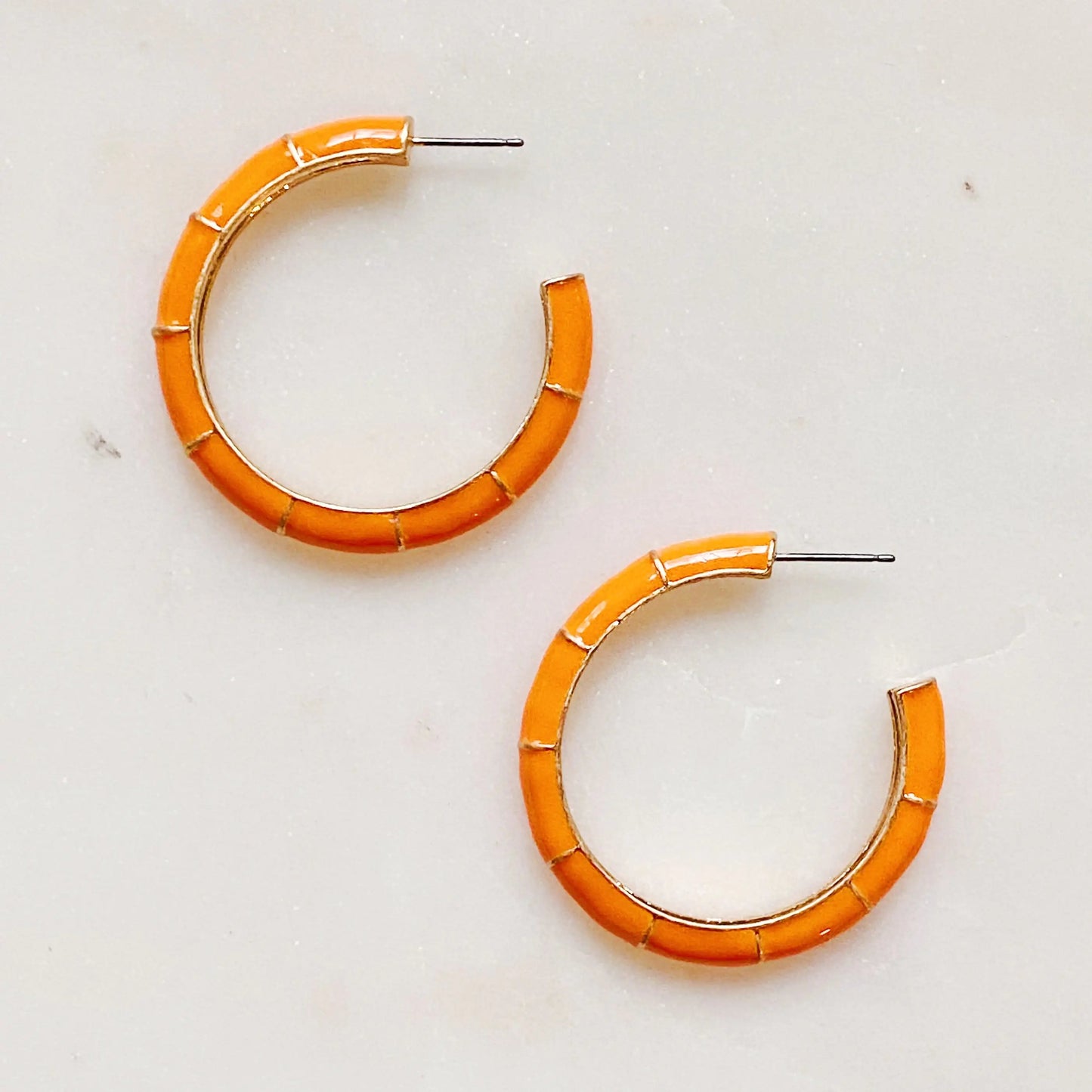 Candy Drop Colored Hoop Earrings WEM Support (www.WEM.support)