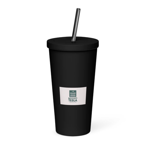 Thermal Cup with Straw HejK.com Marketplace LLC