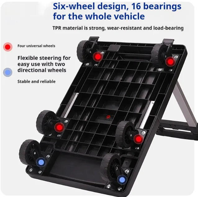 Fold Portable Hand Trolley WEM Support (www.WEM.support)