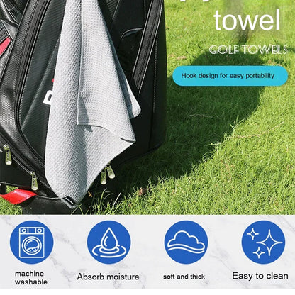 Waffle Golf Ball Cleaning Towel HejK.com Marketplace LLC