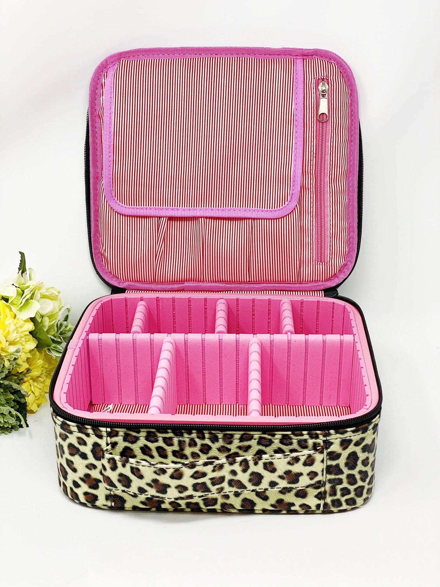 Cheetah Fun Travel Cosmetic Case WEM Support (www.WEM.support)