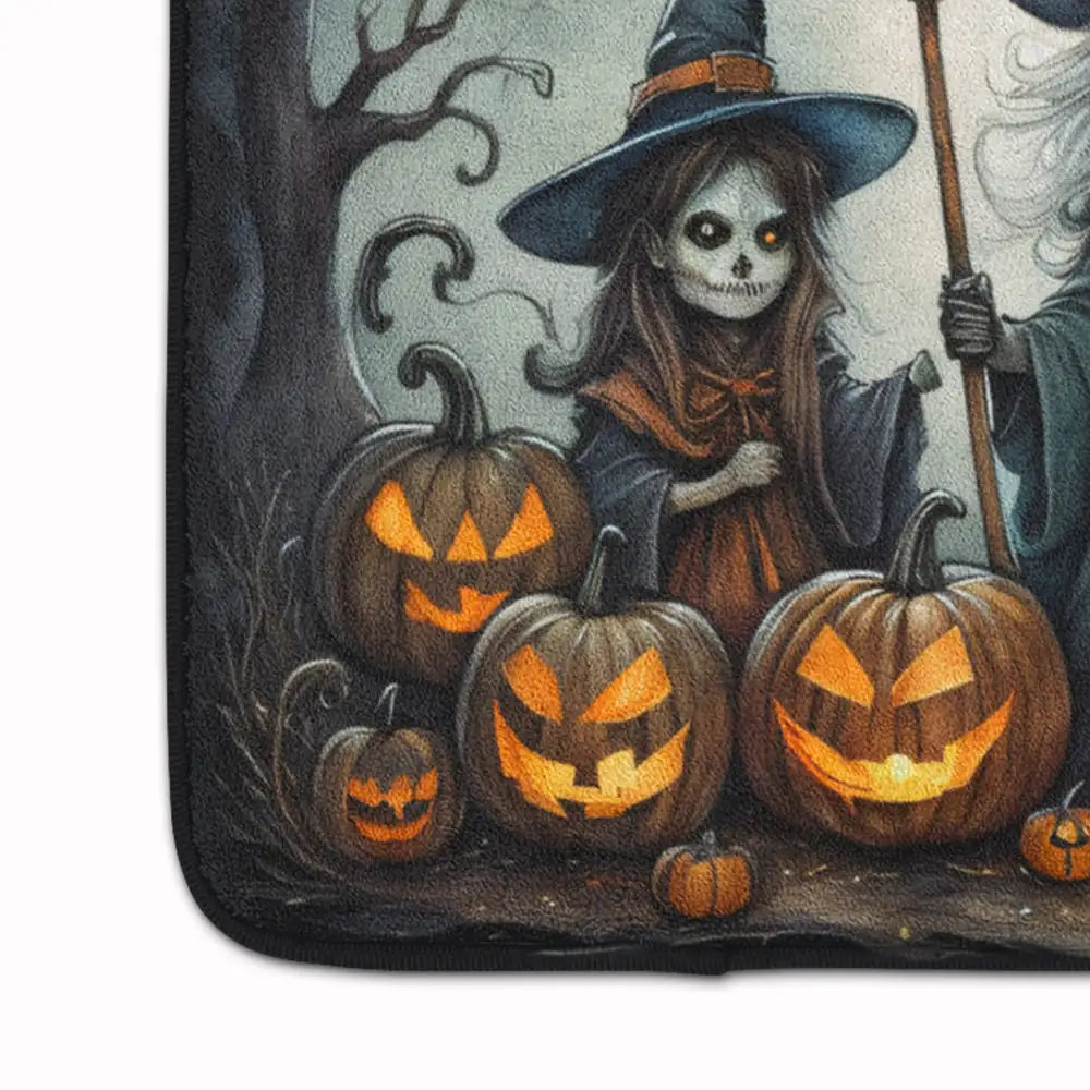Witches Spooky Halloween Memory Foam Kitchen Mat WEM Support (www.WEM.support)
