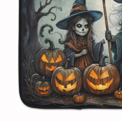Witches Spooky Halloween Memory Foam Kitchen Mat WEM Support (www.WEM.support)