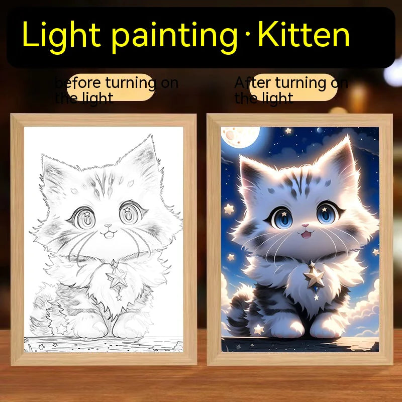 Glowing Pet Decorative Paintings WEM Support (www.WEM.support)
