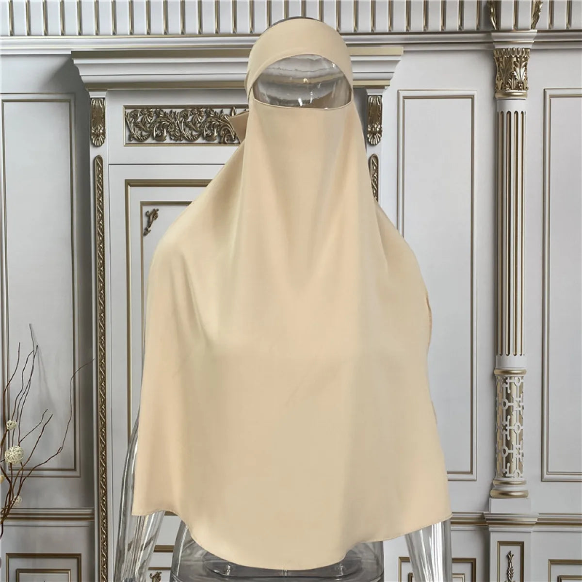 Fashion Solid Color Women's Veil WEM Support (www.WEM.support)