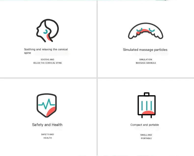 Travesseiro de Tração e Massagem Cervical
