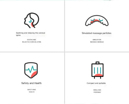 Travesseiro de Tração e Massagem Cervical