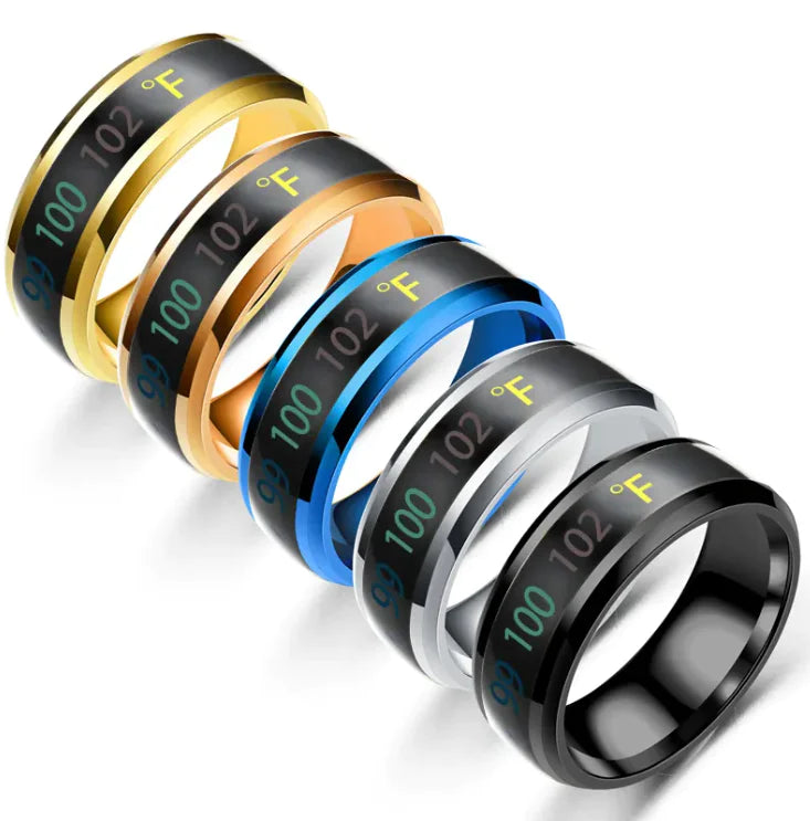 EmotionBand – Color Shifting Couple's Ring HejK.com Marketplace LLC