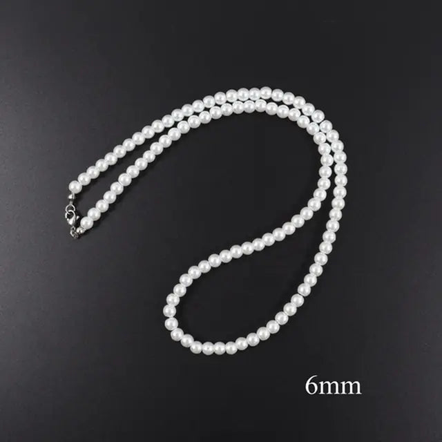 Handmade Imitation Pearls Necklace Set WEM Support (www.WEM.support)